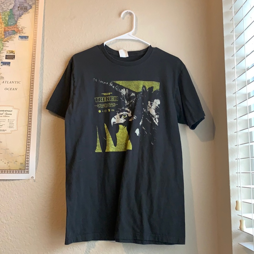 Grey Twenty One Pilots Trench Graphic T-Shirt